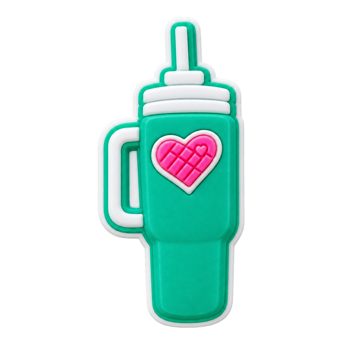 Tumbler szívószál charm 8mm átmérő
