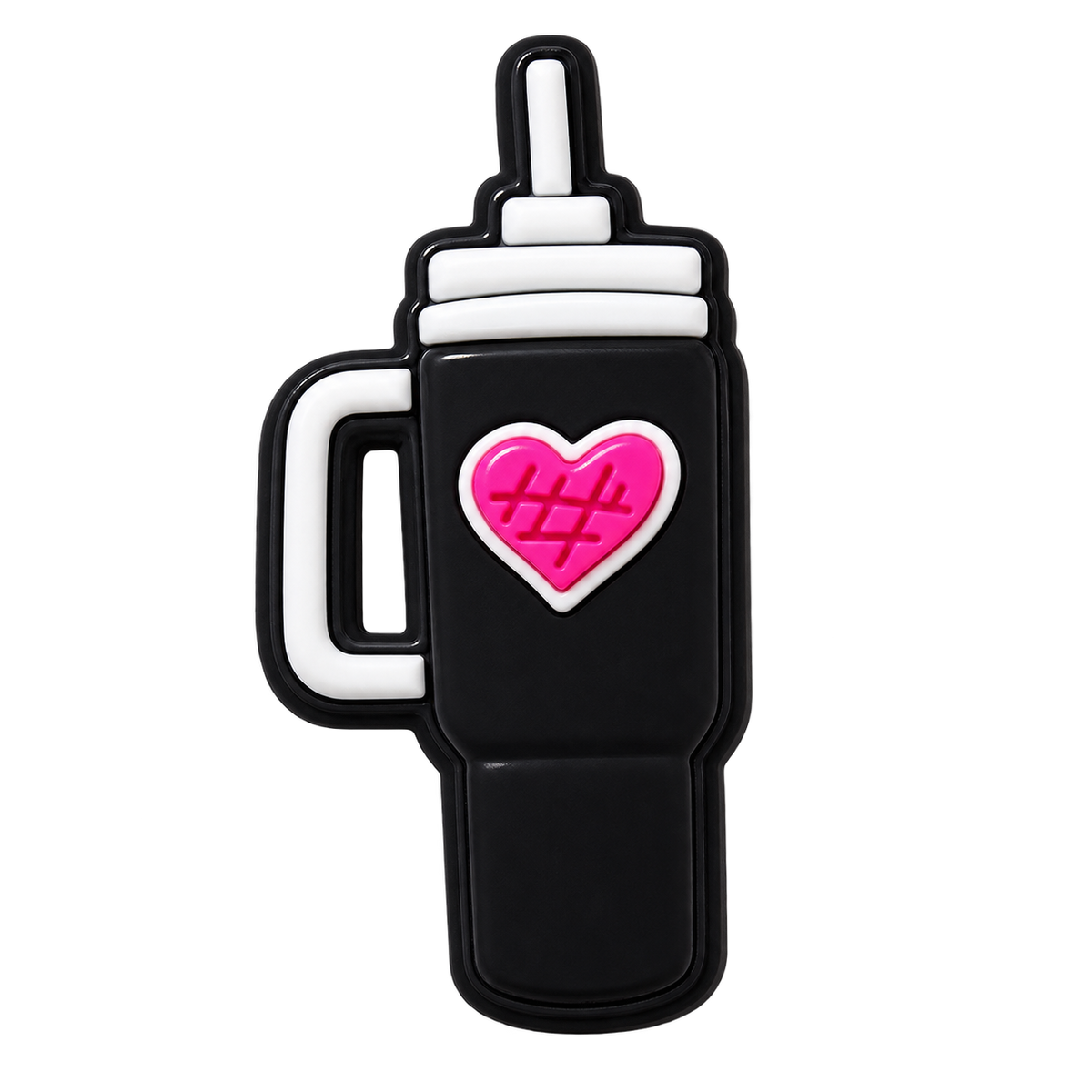 Tumbler szívószál charm 8mm átmérő