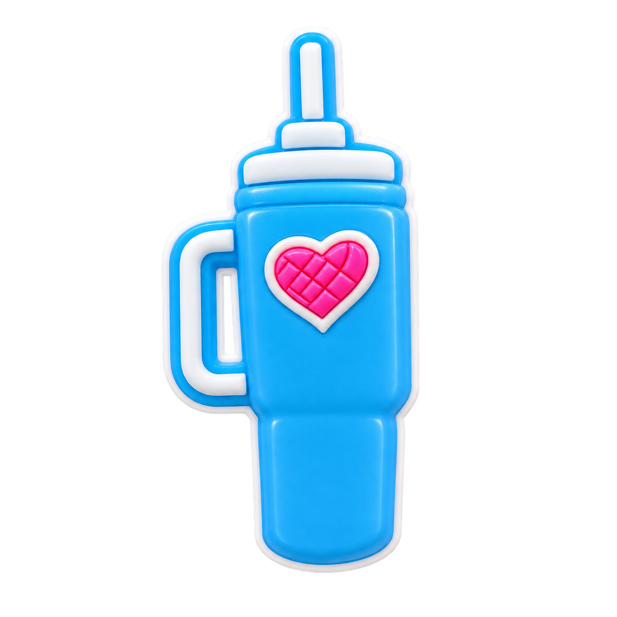 Tumbler szívószál charm 8mm átmérő